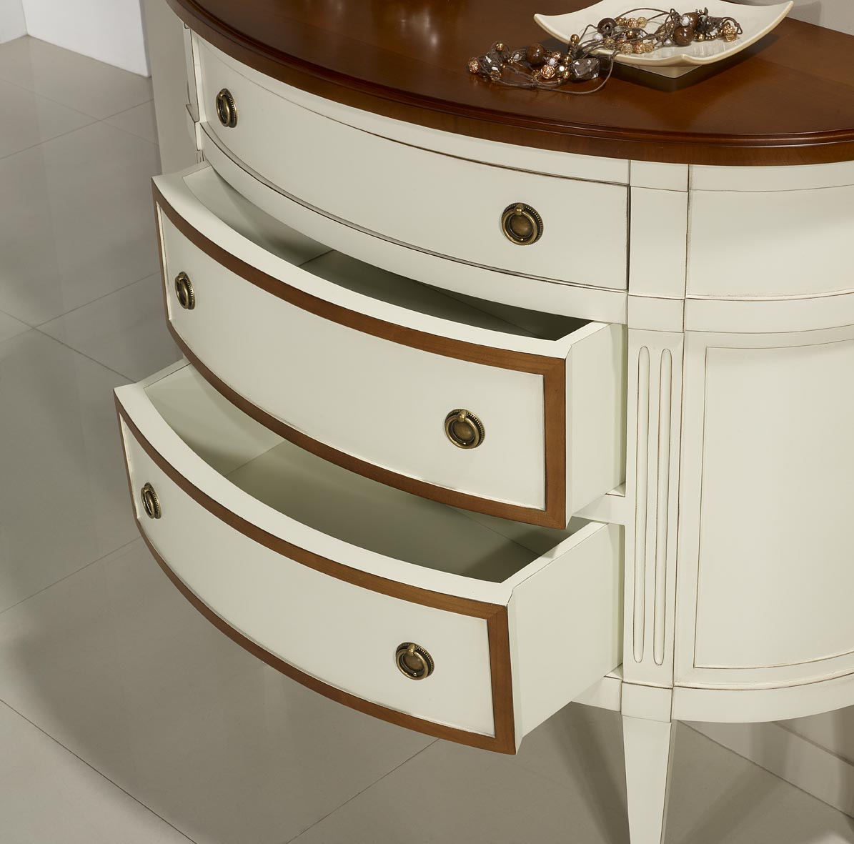 commode 1/2 lune