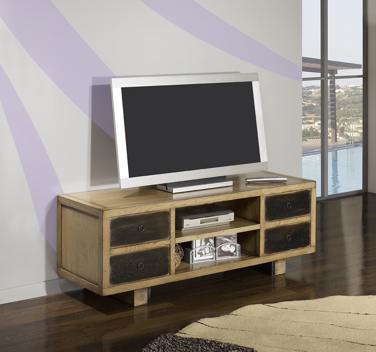 meuble tv chene massif contemporain meuble tv vintage 4 tiroirs en ch ne massif de style contemporain meuble en ch ne massif meuble tv chene massif contemporain meuble tv vintage 4 tiroirs en ch ne massif de style contemporain meuble en ch ne massif