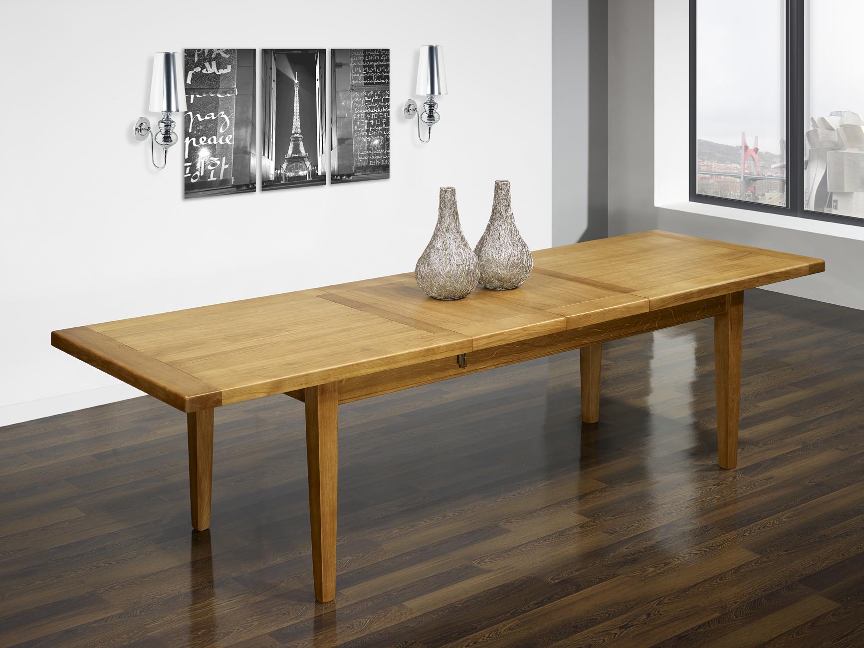 Meuble Tele Ferme Bois : Meubles >> Meubles En Chêne Massif >> Table Rectangulaire En Chên Meuble Tele Ferme Bois : Meubles >> Meubles En Chêne Massif >> Table Rectangulaire En Chên