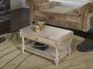 Table basse à volets Jean réalisée en Chêne massif de style Louis Philippe Finition Chêne Brossé Blanchi TABLE BASSE Table basse à volets Jean réalisée en Chêne massif de style Louis Philippe Finition Chêne Brossé Blanchi TABLE BASSE