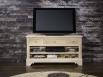 Meuble TV Paul 16/9eme réalisé en Chêne Massif de style Louis Philippe Finition Brossé Blanchi MEUBLE TV Meuble TV Paul 16/9eme réalisé en Chêne Massif de style Louis Philippe Finition Brossé Blanchi MEUBLE TV