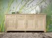 Buffet 4 portes Amaury réalisé en Chêne Massif de style Campagnard Finition Chêne brossé blanchi BUFFET Buffet 4 portes Amaury réalisé en Chêne Massif de style Campagnard Finition Chêne brossé blanchi BUFFET