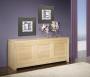 Bahut 3 portes Loann réalisé en chêne massif de style Contemporain Finition Chêne Brossé Naturel BUFFET Bahut 3 portes Loann réalisé en chêne massif de style Contemporain Finition Chêne Brossé Naturel BUFFET