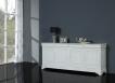 Buffet 4 portes 4 tiroirs réalisé en Merisier Massif de style Louis Philippe FINITION IVOIRE USE ET PATINE BUFFET Buffet 4 portes 4 tiroirs réalisé en Merisier Massif de style Louis Philippe FINITION IVOIRE USE ET PATINE BUFFET