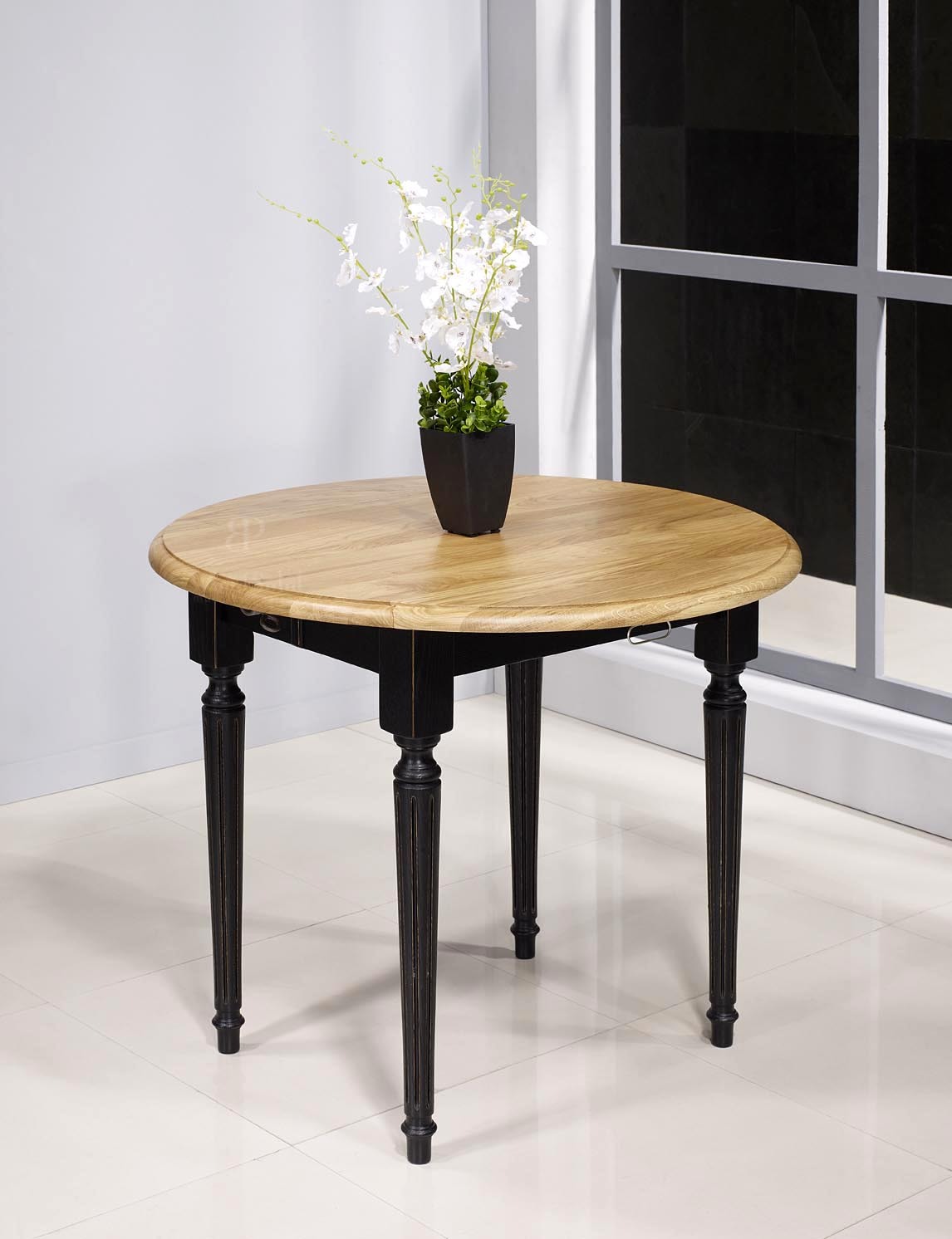 Table Ronde Volets Diam Tre 90 En Ch Ne Massif De Style Louis ~ Table Ronde Bois Massif Avec Rallonge Table Ronde Volets Diam Tre 90 En Ch Ne Massif De Style Louis ~ Table Ronde Bois Massif Avec Rallonge