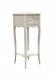 Table de nuit ou d'appoint Inès, réalisée en Merisier massif Finition gris perle vieilli SEULEMENT 1 DISPONIBLE CHEVETS Table de nuit ou d'appoint Inès, réalisée en Merisier massif Finition gris perle vieilli SEULEMENT 1 DISPONIBLE CHEVETS