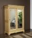 Armoire 2 portes Jean-Olivier réalisée en Chêne Massif de style Louis Philippe PORTES COULISSANTES ARMOIRE Armoire 2 portes Jean-Olivier réalisée en Chêne Massif de style Louis Philippe PORTES COULISSANTES ARMOIRE