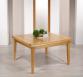 Table de Campagne carrée 135x135 réalisée en Chêne Massif 2 allonges de 40 cm Table de repas carrée Table de Campagne carrée 135x135 réalisée en Chêne Massif 2 allonges de 40 cm Table de repas carrée