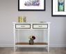 Console Blandine réalisée en merisier de style Directoire Finition Bi-color patiné COMMODE Console Blandine réalisée en merisier de style Directoire Finition Bi-color patiné COMMODE