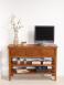 Console 3 tiroirs Evan réalisée en chêne de style Contemporain 2 étagères Finition Chêne Moyen (Photographie) CONSOLE Console 3 tiroirs Evan réalisée en chêne de style Contemporain 2 étagères Finition Chêne Moyen (Photographie) CONSOLE