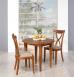 Table ronde à volets diamètre 90 en chêne massif de style Louis Philippe 2 allonges de 40 cm Finition Chêne Moyen Table ronde à volets diam.90 Table ronde à volets diamètre 90 en chêne massif de style Louis Philippe 2 allonges de 40 cm Finition Chêne Moyen Table ronde à volets diam.90