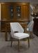 Chaise Nina, assise et dos capitonnés, pieds en Merisier massif de ligne Contemporaine CHAISES Chaise Nina, assise et dos capitonnés, pieds en Merisier massif de ligne Contemporaine CHAISES