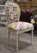 Chaise Romain réalisée en Chêne Massif de style Louis XVI Finition Chêne Brossé Blanchi Tissu orb primavera CHAISES Chaise Romain réalisée en Chêne Massif de style Louis XVI Finition Chêne Brossé Blanchi Tissu orb primavera CHAISES